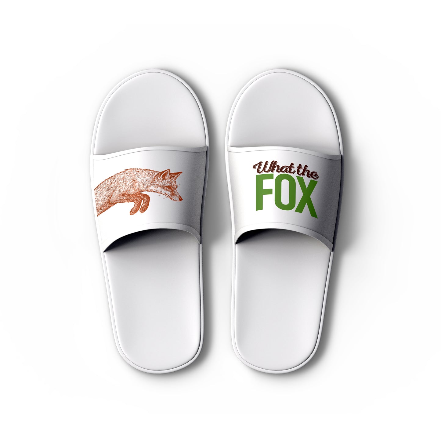 Badelatschen „What the Fox“