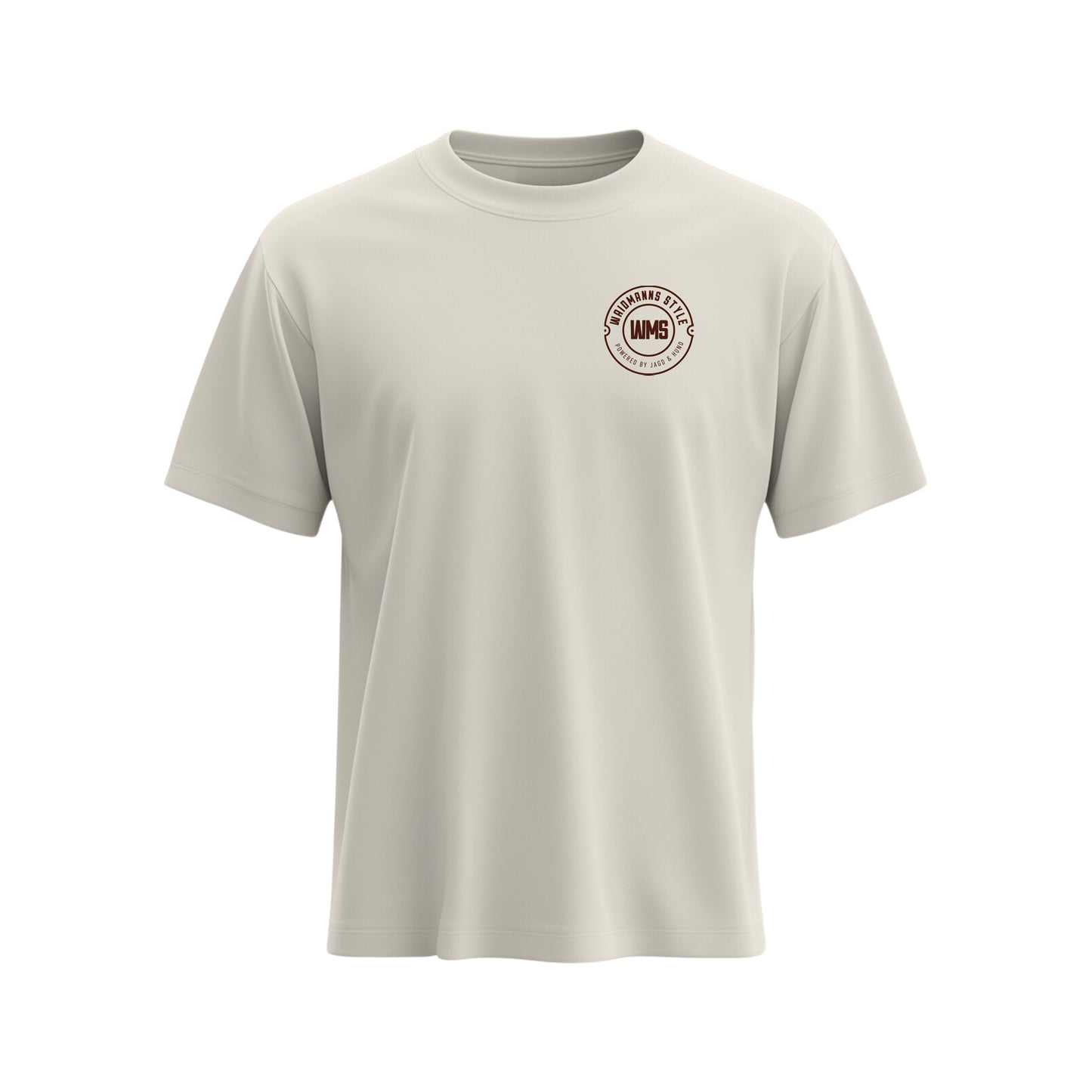 Premium-Unisex-T-Shirt „What the Duck“ Mit Rückenprint und Logo-Stick vorne