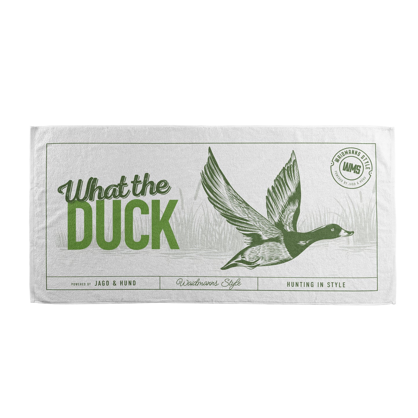 Strandtuch "What the Duck"