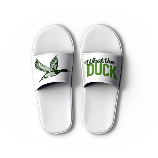 Badelatschen „What the Duck“