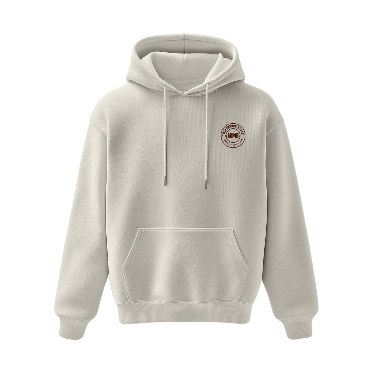 Premium-Unisex-Hoodie „What the Duck“ Mit Rückenprint und Logo-Stick vorne
