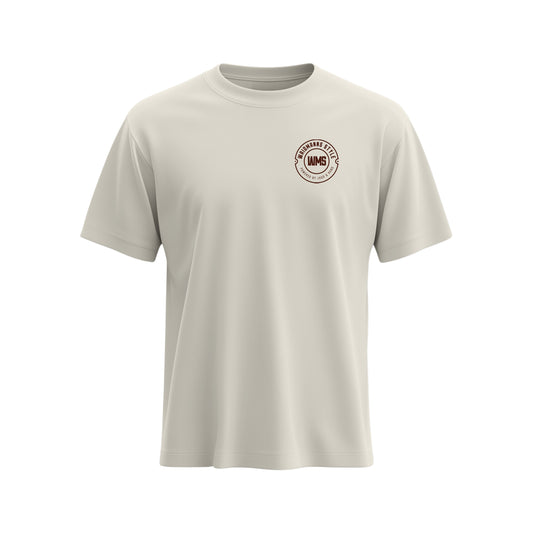 Premium-Unisex-T-Shirt „What the Fox“ Mit Rückenprint und Logo-Stick vorne