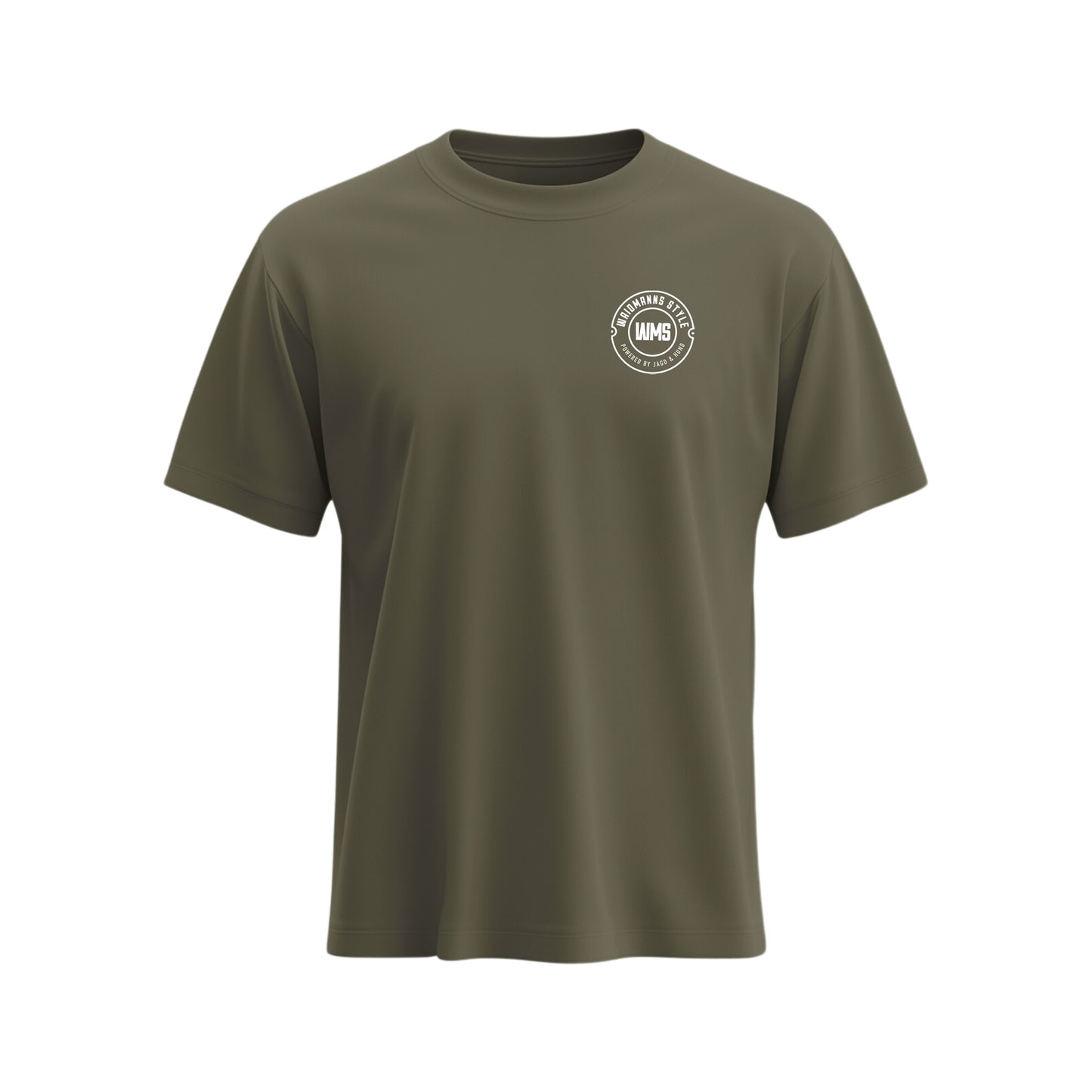 Premium-Unisex-T-Shirt „What the Fox“ Mit Rückenprint und Logo-Stick vorne