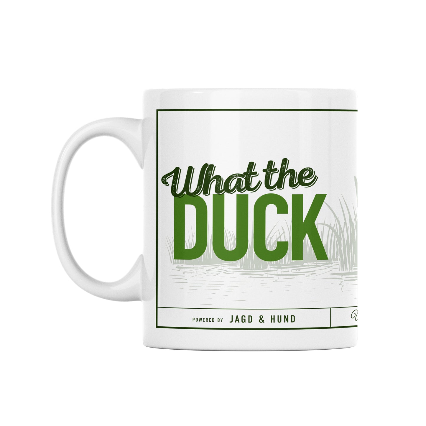 Tasse Weiß "What the Duck"