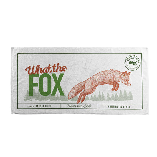 Strandtuch "What the Fox"